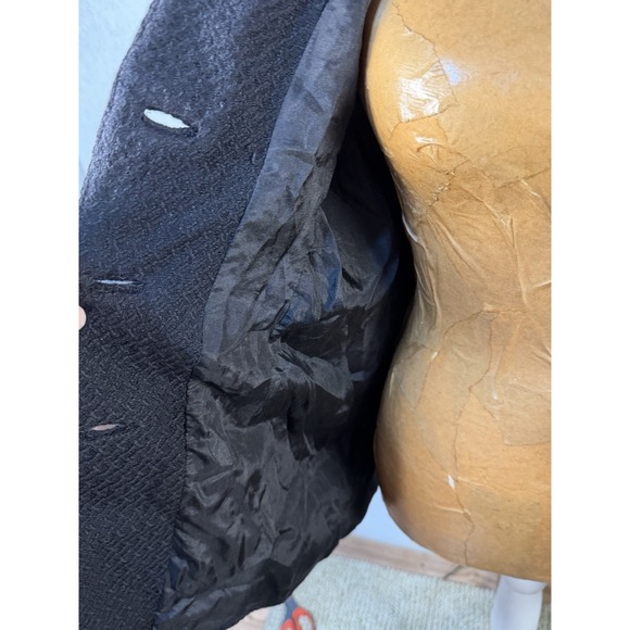 Eileen Fisher Women's Black Textured Blazer Jacket Career Minimalist Old Money - Picture 4 of 8